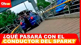 How did they find the car that tried to drive onto a pedestrian bridge? | CityTv | ArribaBogotá