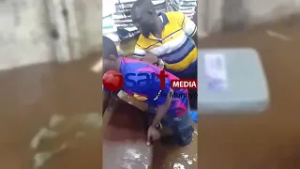 Maziga mu kibuga, amazzi gonoonye emmaali y'abasuubuzi