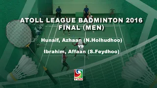 Atoll League Badminton 2016 Final (men's - doubles)