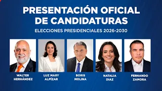Presentación Oficial de candidaturas a la Presidencia / 9 enero 2026