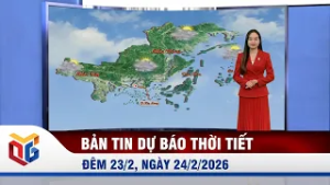 Dự báo thời tiết đêm 23/2, ngày 24/2/2026