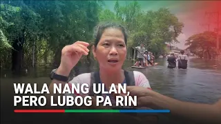 Tirik na ang araw, pero baha pa rin: Kalbaryo ng mga taga-Calumpit