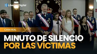 Minute of silence and solemn gesture by Felipe VI for the fire victims