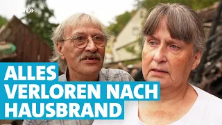 Haus abgebrannt – Wiederaufbau aus dem Wohnwagen