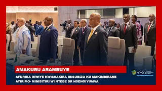 Afurika ikwiye kwishakira ibisubizo ku makimbirane ayirimo- Minisitiri w'Intebe Dr Nsengiyumva