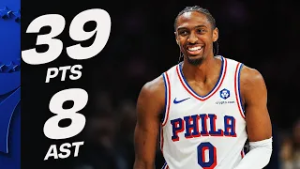 Tyrese Maxey's STELLAR 39-Point Game Leads 76ers to Win | February 22, 2026