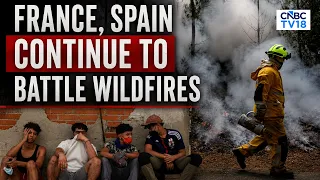 France, Spain See Wildfire Relief As Europe Remains On High Alert | Europe Wildfires | N18G