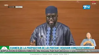 El Malick Ndiaye sur la révision constitutionnelle: "la réforme n'est pas improvisée"