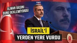 GERMAN PRESS DID NOT EXPECT THIS ANSWER! Hakan Fidan Savaged Israel - TGRT News
