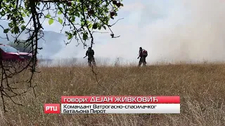 U POŽARU KOD GOJIN DOLA IZGORELA POVRŠINA OD 18 HEKTARA 24.08.2026. PRILOG