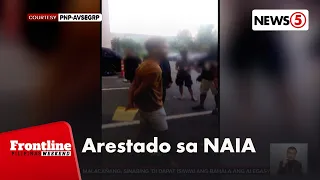 Suspek sa robbery-holdup, naaresto sa NAIA | Frontline Weekend