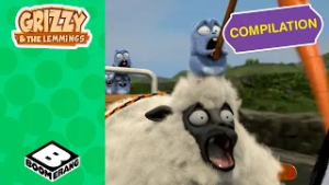 ?? Compilation per bambini di risate a non finire | Grizzy e i Lemming | Boomerang Italia