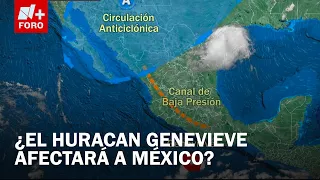 Hurricane Genevieve Reaches Category 1 off the Pacific Coast