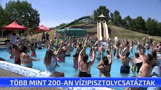 Több mint 200-an vízipisztolycsatáztak