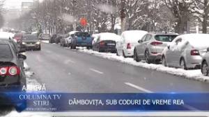 DÂMBOVIȚA, SUB CODURI DE VREME REA