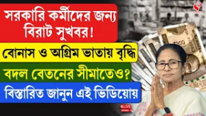 Government Employee | সরকারি কর্মীদের জন্য বিরাট সুখবর! বোনাস ও অগ্রিম ভাতায় বৃদ্ধি