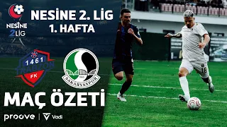 KCT 1461 Trabzon - Sakaryaspor | Nesine 2nd League Red Group Week 1 Match Highlights
