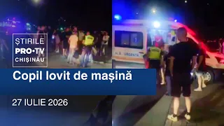 PRO TV News (1:00 PM) | CHILD HIT BY CAR | Moldova