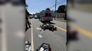 Milford motorcycle crash leaves 2 in critical condition