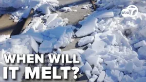 When will it melt? Meteorologist explains science behind the slowly disappearing snow, ice