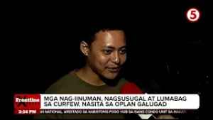 Ilang tambay sa kalsada, naabutan ng Oplan Galugad sa Caloocan | Frontline Express