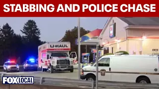 2 men in custody after I-476 stabbing and police chase