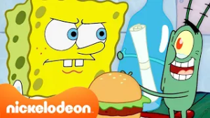 스폰지밥 | 플랑크톤과 함께하는 집게리아 35분! ?? | 니켈로디언 코리아