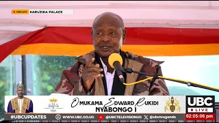 NYABONGO I CORONATION: MUSEVENI WANTS BACKCLOTH PROCESSED & TRANSFORMED INTO QUALITY PRODUCTS
