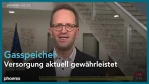 phoenix tagesgespräch mit Klaus Müller zum Füllstand der deutschen Gasspeicher am 03.02.25