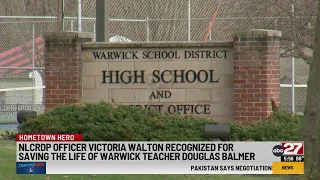 NLCRPD officer recognized for saving Warwick teacher's life