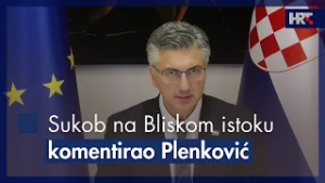 Sukob na Bliskom istoku komentirao Plenković