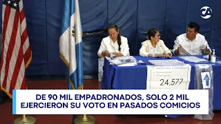 Efforts to increase Guatemalan votes in the US, but electronic voting is ruled out