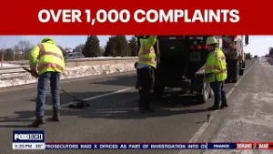 PennDOT crews start early pothole repairs after receiving over 1,000 pothole complaints