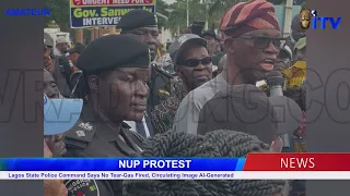 NUP PROTEST: Lagos State Police Command Says No Tear-Gas Fired, Circulating Image AI-Generated