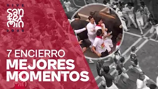 HIGHLIGHTS of the SEVENTH RUNNING OF THE BULLS at San Fermín 2026 | Miura Bulls