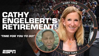 Stephen A. on WNBA Commissioner Cathy Engelbert retiring 🗣️ 'IT'S ABOUT TIME!' | First Take