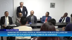 UASD legal experts urge Public Prosecutor's Office to clarify deaths in alleged shootouts