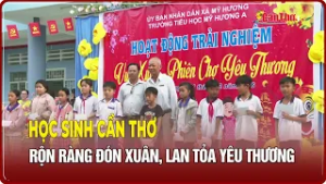 Học sinh Cần Thơ rộn ràng đón xuân, lan tỏa yêu thương | CT-TDT