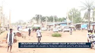 Traffic in the Commune of Abomey-Calavi during the Rainy Season: The Inconveniences