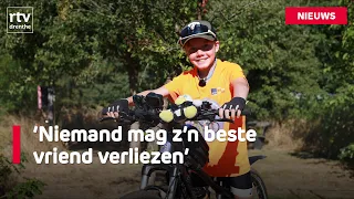 Sam (11) bikes for his late friend: 'He’s here with me, in a way'