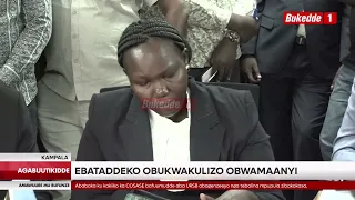 Agabuutikidde Omulamuzi akkirizza okusaba kw'okweyimirirwa kw'abaali abaakozi ba palamenti