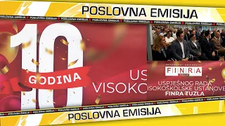 Svečanom manifestacijom Univerzitet FINRA Tuzla proslavio 10. godišnjicu rada