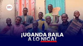 Niños de Uganda conquistan las redes bailando música tradicional de Nicaragua