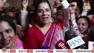 BMC निवडणुकीआधी राजकीय आरती! भाजपकडून उबाठावर निशाणा | Ritu Tawade