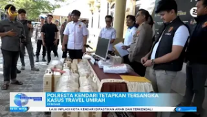 POLRESTA KENDARI TETAPKAN TERSANGKA KASUS TRAVEL UMRAH