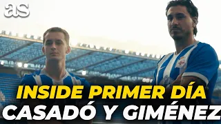 Inside the FIRST DAY of CASADÓ and GIMÉNEZ as new DEPORTIVO players
