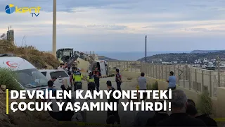 CHILD IN OVERTURNED PICKUP TRUCK LOSES THEIR LIFE!
