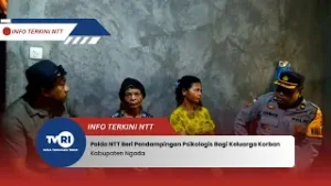 Polda NTT Beri Pendampingan Psikologis Bagi Keluarga Korban