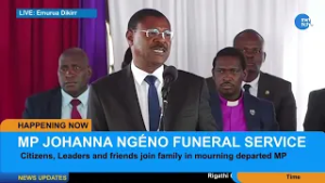 Speaker Moses Wetangula speech at Nge'no's Funeral