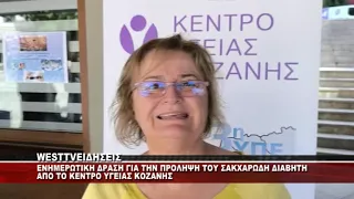 ΚΕΝΤΡΟ ΥΓΕΙΑΣ ΚΟΖΑΝΗΣ - ΕΚΔΗΛΩΣΗ ΓΙΑ ΤΟΝ ΣΑΚΧΑΡΩΔΗ ΔΙΑΒΗΤΗ